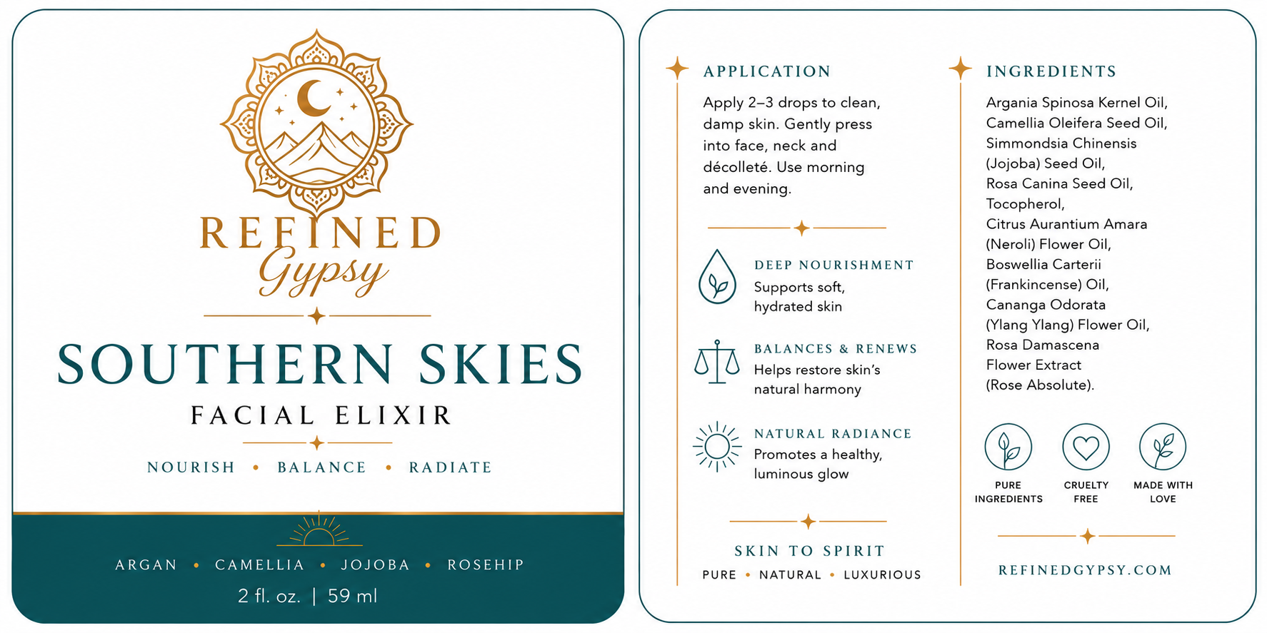Southern Skies Facial Elixir